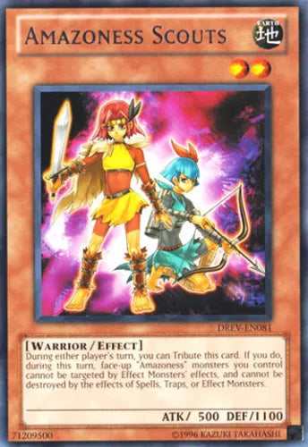 Amazoness Scouts - DREV-EN081 - Rare - Unlimited Edition - YuGiOh