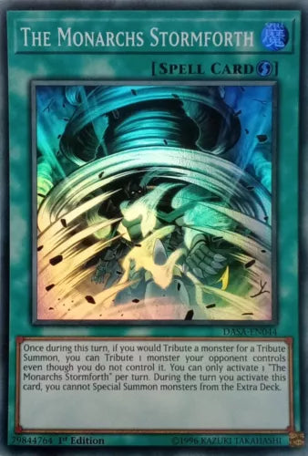 The Monarchs Stormforth - DASA-EN044 - Super Rare - 1st Edition - YuGiOh