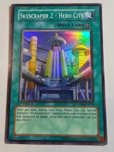 Skyscraper 2 - Hero City - DP06-EN014 - Super Rare - 1st Edition - YuGiOh LP