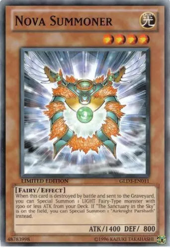 Nova Summoner - GLD3-EN011 - Common - Limited Edition - YuGiOh
