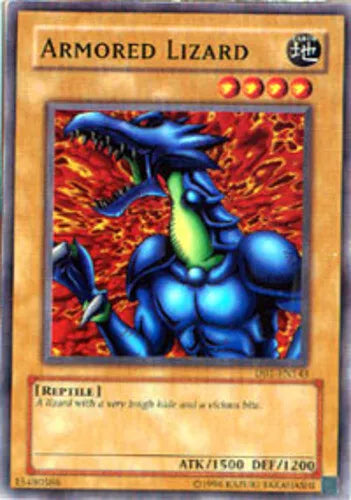 Armored Lizard - DB1-EN143 - Common - Unlimited Edition - YuGiOh