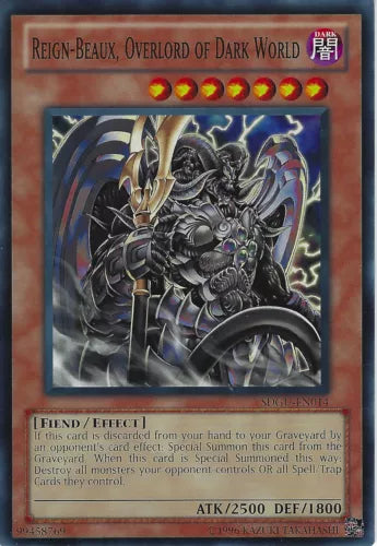 Reign-Beaux, Overlord of Dark World - SDGU-EN014 - Common - 1st Edition - YuGiOh
