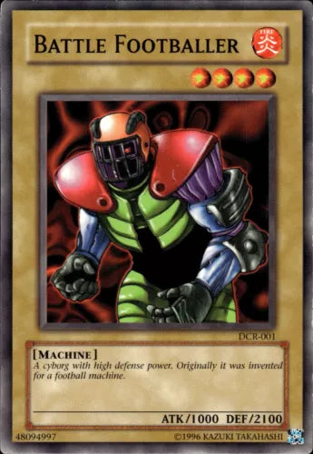 Battle Footballer - DCR-001 - Common - 1st Edition - YuGiOh