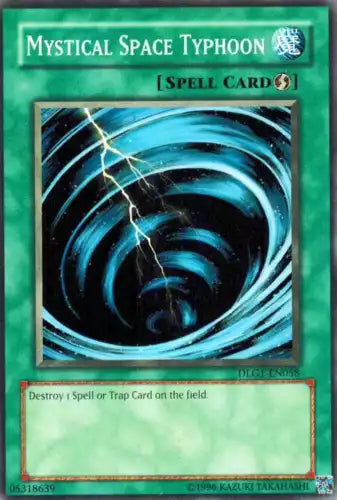Mystical Space Typhoon - DLG1-EN058 - Common - Unlimited Edition - YuGiOh