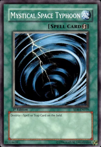 Mystical Space Typhoon - SD8-EN019 - Common - Mixed Editions - YuGiOh