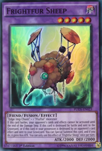 Frightfur Sheep - FUEN-EN023 - Super Rare - 1st Edition - YuGiOh