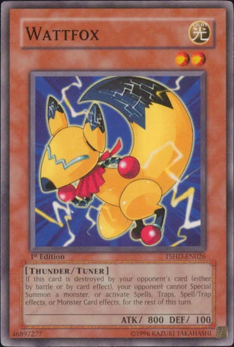 Wattfox - TSHD-EN026 - Common - Mixed Editions - YuGiOh