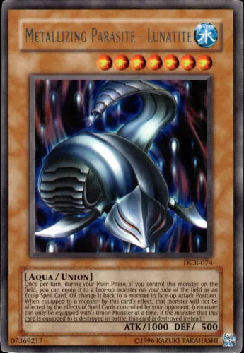Metallizing Parasite - Lunatite - DCR-074 - Rare - Unlimited Edition - YuGiOh