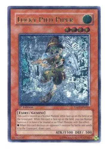 Lucky Pied Piper - TAEV-EN021 - Ultimate Rare - Unlimited Edition - YugiOh