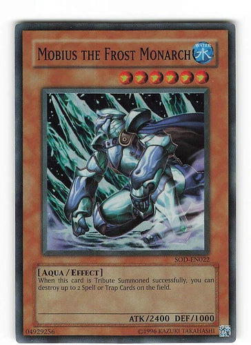 Mobius the Frost Monarch - SOD-EN022 - Super Rare - 1st Edition - YuGiOh