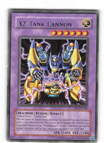 XZ-Tank Cannon - DR1-EN108 - Rare - Unlimited Edition - YuGiOh