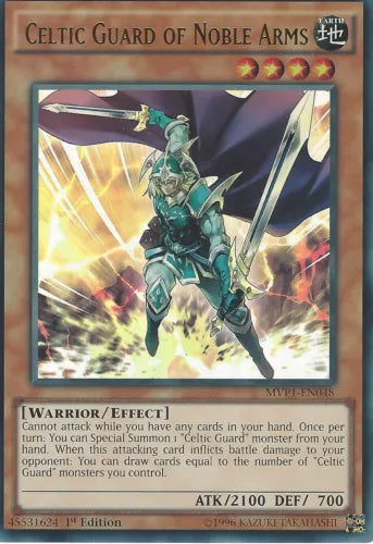 Celtic Guard of Noble Arms - MVP1-EN048 - Ultra Rare - 1st Edition - YuGiOh