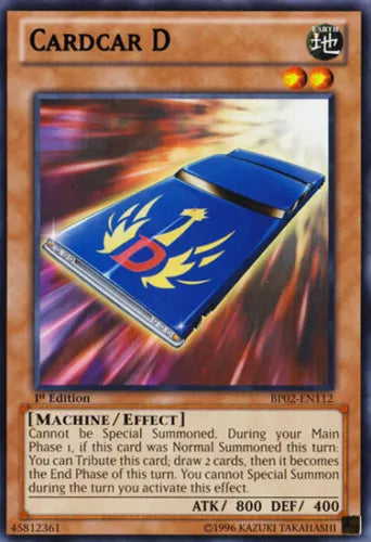 Cardcar D - BP02-EN112 - Rare - 1st Edition - YuGiOh