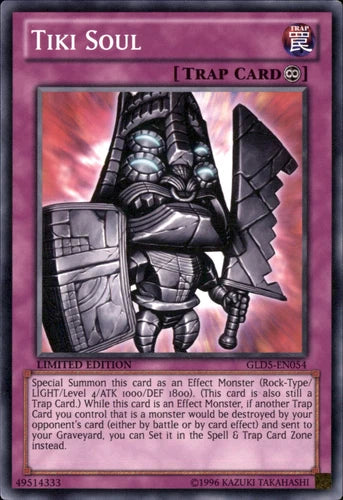 Tiki Soul - GLD5-EN054- Common - Limited Edition - YuGiOh