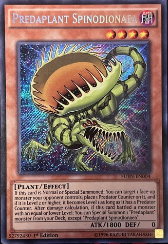 Predaplant Spinodionaea - FUEN-EN004 - Secret Rare - 1st Edition - YuGiOh