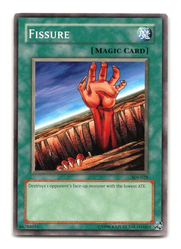 Fissure - SDJ-028 - Common - Unlimited Edition - YuGiOh LP