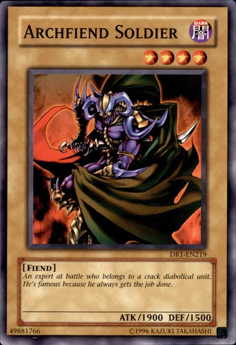 Archfiend Soldier - DR1-EN219 - Common - Unlimited Edition - YuGiOh