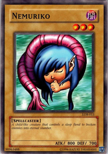 Nemuriko - LOB-013 - Common - Unlimited Edition - YuGiOh