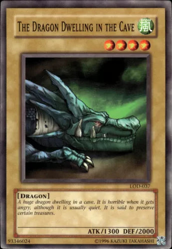 The Dragon Dwelling in the Cave - LOD-037 - Common - Unlimited Edition - YuGiOh