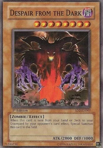 Despair from the Dark - SD2-EN007 - Common - 1st Edition - YuGiOh LP