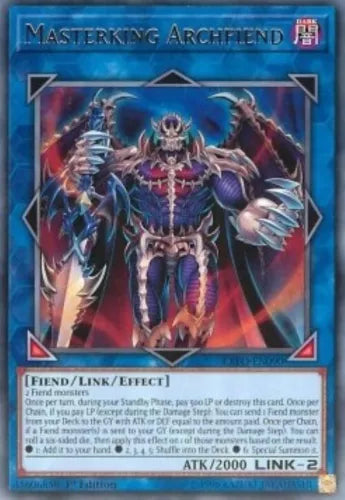 Masterking Archfiend - EXFO-EN090 - Rare - Mixed Editions - YuGiOh