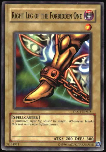 Right Leg of the Forbidden One - DLG1-EN018 - Common - Unlimited Edition - YuGiO