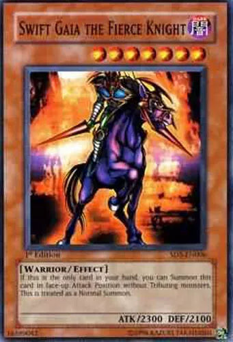 Swift Gaia the Fierce Knight - SD5-EN006 - Common - 1st Edition - YuGiOh