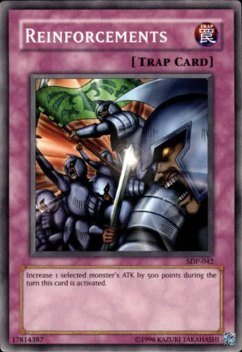Reinforcements - SDP-042 - Common - Unlimited Edition - YuGiOh LP