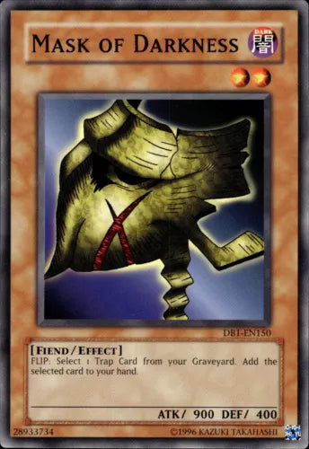 Mask of Darkness - DB1-EN150 - Common - Unlimited Edition - YuGiOh