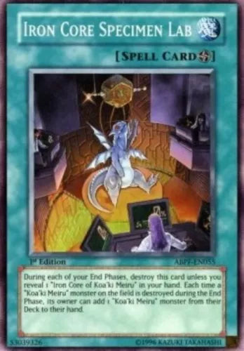 Iron Core Specimen Lab - ABPF-EN055 - Super Rare - 1st Edition - YuGiOh
