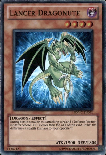 Lancer Dragonute - EXVC-EN091 - Super Rare - 1st Edition - YuGiOh
