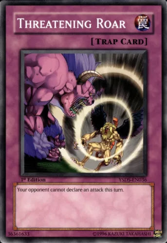 Threatening Roar - YSDS-EN036 - Common - 1st Edition - YuGiOh LP