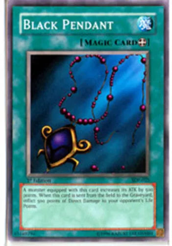 Black Pendant - SDP-025 - Common - Unlimited Edition - YuGiOh LP