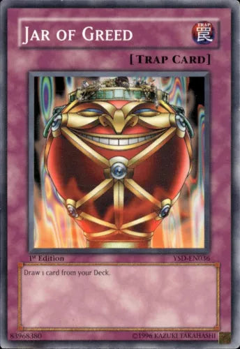 Jar of Greed - YSD-EN036 - Common - Unlimited Edition - YuGiOh LP