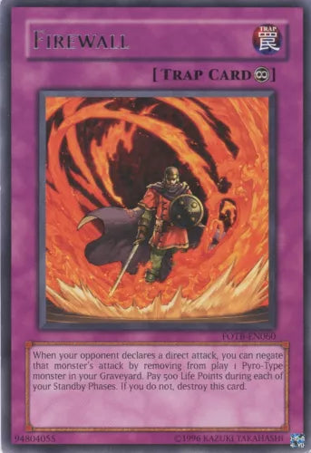 Firewall - FOTB-EN060 - Rare - Unlimited Edition - YuGiOh