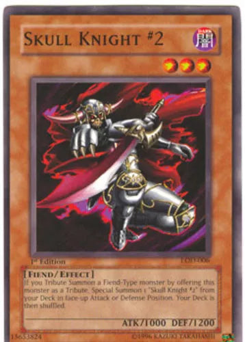 Skull Knight #2 - LOD-006 - Common - Unlimited Edition - YuGiOh LP