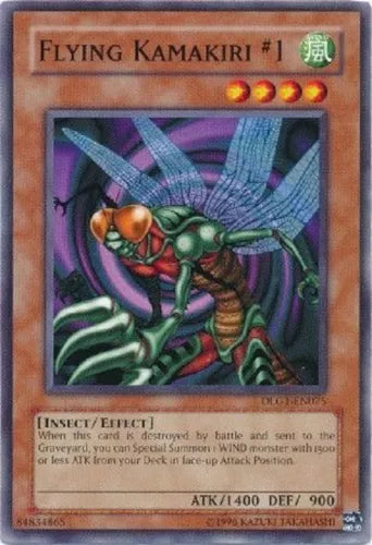 Flying Kamakiri #1 - DLG1-EN075 - Common - Unlimited Edition - YuGiOh