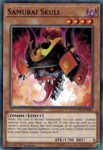 Samurai Skull - COTD-EN081 - Common - 1st Edition - YuGiOh