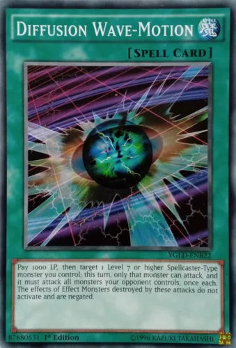 Diffusion Wave-Motion - YGLD-ENB22 - Common - 1st Edition - YuGiOh
