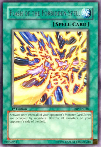 Flash of the Forbidden Spell - CDIP-EN038 - Rare - 1st Edition - YuGiOh