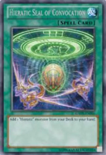 Hieratic Seal of Convocation - GAOV-EN056 - Rare - 1st Edition - YuGiOh