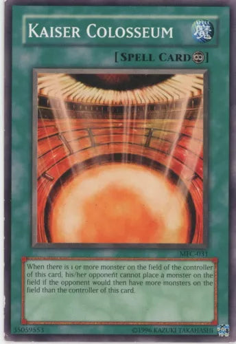Kaiser Colosseum - MFC-031 - Common - Unlimited Edition - YuGiOh LP
