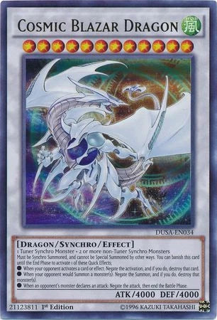 Cosmic Blazar Dragon - DUSA-EN034 - Ultra Rare - 1st Edition - YuGiOh