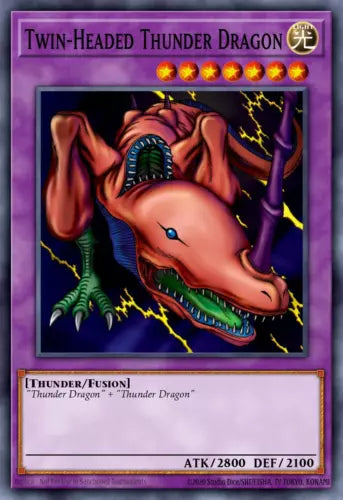 Twin-Headed Thunder Dragon - DLG1-EN043 - Common - Unlimited Edition