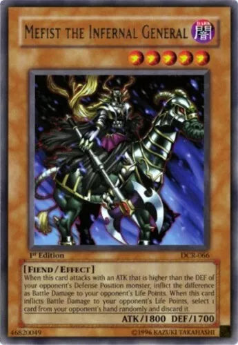 Mefist the Infernal General - DCR-066 - Rare - Unlimited Edition - YuGiOh