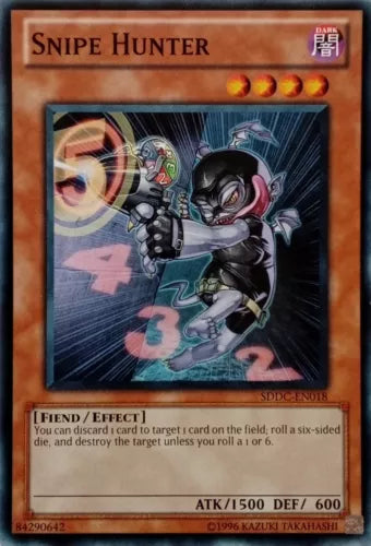Snipe Hunter - SDDC-EN018 - Common - 1st Edition - YuGiOh