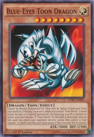 Blue-Eyes Toon Dragon - DPBC-EN043 - Common - 1st Edition - YuGiOh