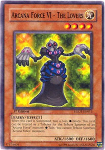 Arcana Force VI - The Lovers - LODT-EN012 - Common - Unlimited Edition - YuGiOh