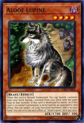 Aloof Lupine - SAST-EN030 - Common - Mixed Editions - YuGiOh