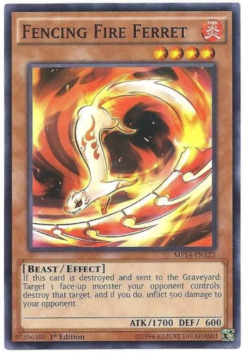 Fencing Fire Ferret - MP14-EN123 - Common - 1st Edition - YuGiOh